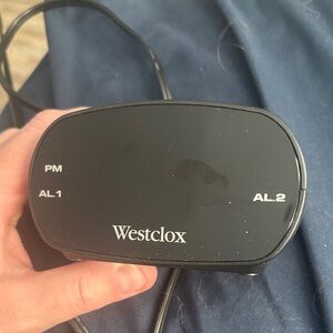 Westclox Black Digital Alarm Clock